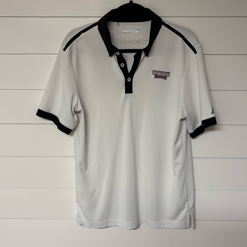 Adidas mississippipi state polo size medium